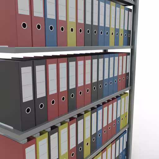 Extra afbeelding van het artikel Aanbouwstelling, kantoorstelling, insteeksysteem MULTIplus85, 2000 x 1300 x 300 mm, 6 legborden, kruisschoor, verzinkt, zonder aanslaglijst uit insteeksysteem