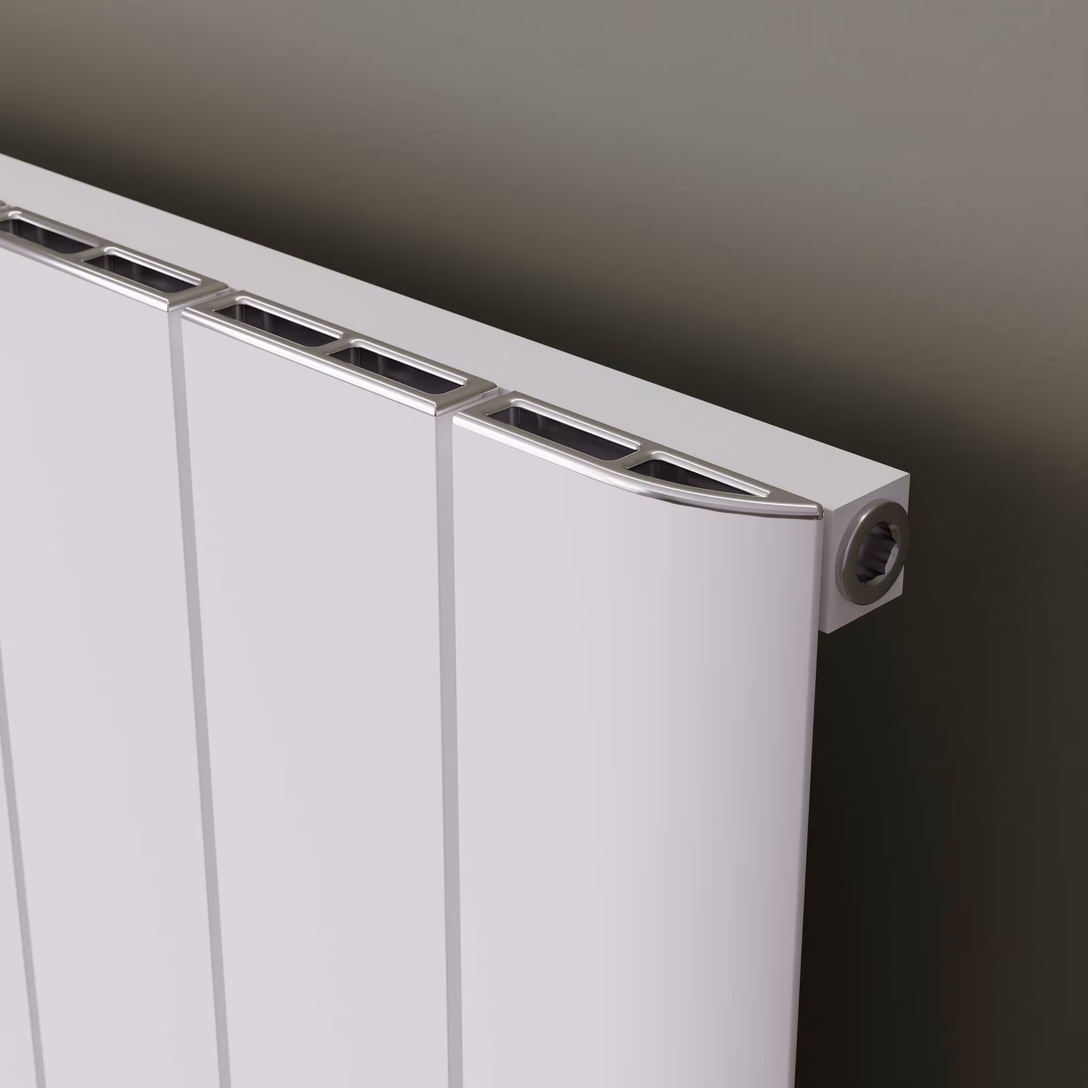 Aluminium radiator Trigo 1800 mm x 375 mm 768 watt middenaansluiting witte structuur van het merk Ximax uit de categorie radiator