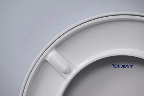 Detailbild 4018671 Duravit wandcloset 540 mm D-Neo Wit, randloos spoeltoilet, closetzitting met soft-close mechanisme, inclusief Durafix