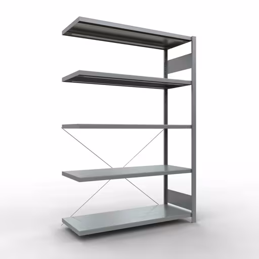 Insteeksysteem aanbouwstelling 2000x1300x500 mm, type 250 kg, verzinkt van Schulte Lagertechnik Insteeksysteem opzetplank 2000x1300x500 mm, type 250 kg, verzinkt, opzetplank, art.nr. 12955-130