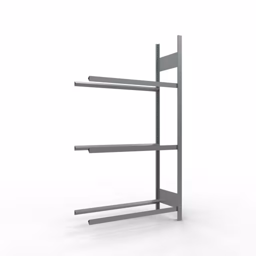 Aanbouwrek, wielen-/bandenrek, 2000 x 1050 x 400 mm (HxBxD), verzinkt, 3 opslagniveaus met 150 kg vakbelasting per niveau van Schulte Lagertechnik Aanbouwrek, wielen-/bandenrek, 2000 x 1050 x 400 mm (HxBxD), verzinkt, 3 opslagniveaus met 150 kg vakbelasting per niveau, opbergruimte voor auto-onderdelen, art.nr. 20771