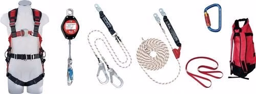 MAS 6-delige valbeveiligingsset voor de bouw, van het merk Fall Protection and Fall Protection. MAS 6-delige valbeveiligingsset voor de bouw, uit de categorie valbeveiligings- en valstopsystemen, met artikelnummer 4000385086