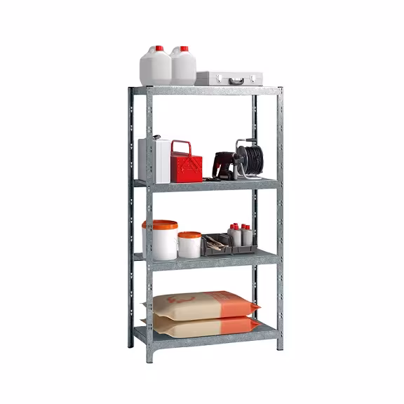 SCHULTE Regalwelt professionele insteekstelling met 4 planken, 195x100x35 cm, verzinkt van het merk Schulte Regalwelt uit het assortiment insteeksystemen