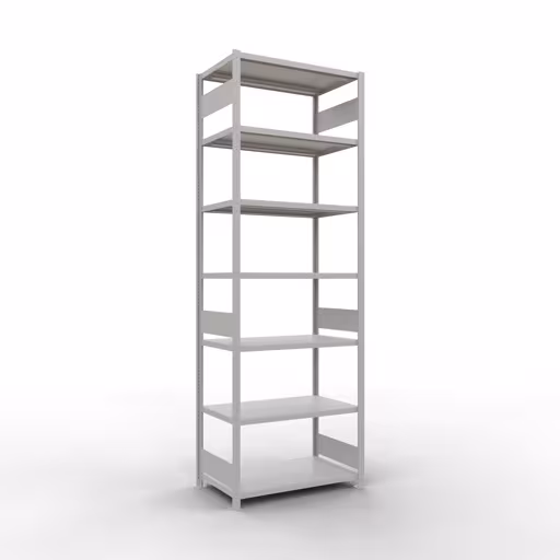 Figuur nr. 15 van het artikel basisplank, legbord, insteeksysteem MULTIplus330, 3000 x 1000 x 600 mm, 7 legborden, lengtestangen, RAL 7035 lichtgrijs uit de productgroep insteeksysteem van Schulte Lagertechnik.