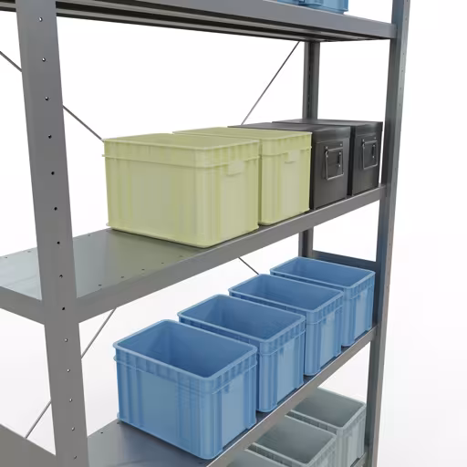 Productafbeelding nr. 13 van het artikel insteeksysteem basisplank 3000x1300x300 mm, type 250 kg, verzinkt Figuur nr. 13 van het artikel insteeksysteem basisplank 3000x1300x300 mm, type 250 kg, verzinkt uit de insteeksysteem productgroep van Schulte Lagertechnik.