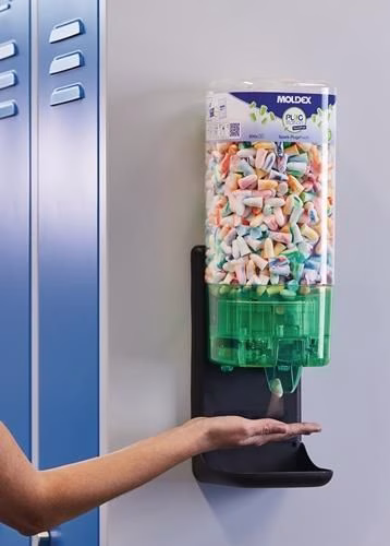 Gehoorbeschermingsdispenser PlugStation TouchFree met vulling Spark Plugs (500 paar) MOLDEX