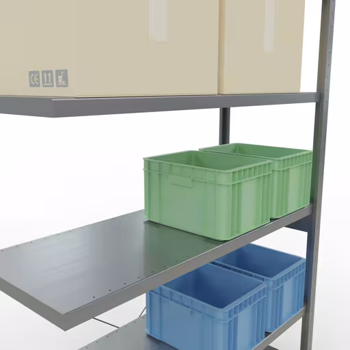 Extra afbeelding van het artikel insteeksysteem opzetplank 2500x1300x500 mm, type 250 kg, verzinkt vanaf opzetplank