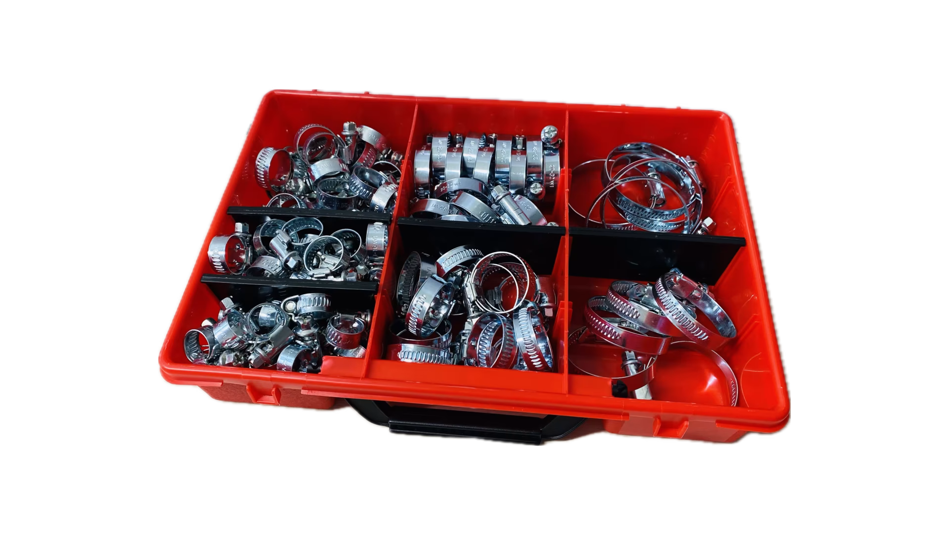 100-delige slangklemset W1/W2/W4 9 mm bandbreedte van SST Schellenservice RVS 100 stuks Slangklemmenset W1/W2/W4 9 mm bandbreedte, slangklemmen