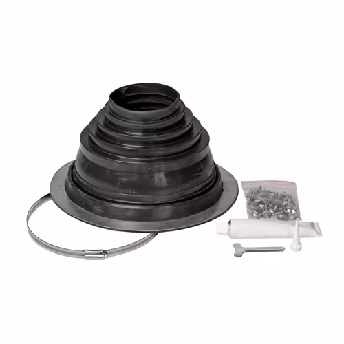 Leidinginvoerset van Klöber Leidinginvoerset, steile dakdoorgangen