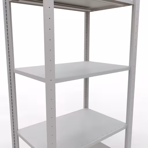 Basisplank, legplank, insteeksysteem MULTIplus150, 2000 x 750 x 500 mm, 5 planken, lengtestangen, RAL 7035 lichtgrijs van Schulte Lagertechnik uit de categorie insteeksystemen