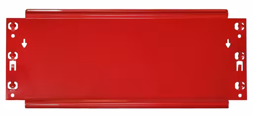 MULTIplus dieptebout, insteekbaar, diepte 500 mm, RAL 3000 vuurrood, toebehoren, artikelnr. 35265-R