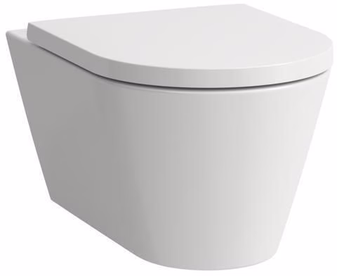 Laufen wandtoiletset met diepe spoeling, KARTELL, randloos, inbouwmontage met toiletbril, wit, van het merk Laufen Laufen wandtoilet, diepspoeltoiletset KARTELL, randloos, inbouwmontage met toiletbril, wit, uit de categorie wandtoiletten met artikelnummer 8004247811