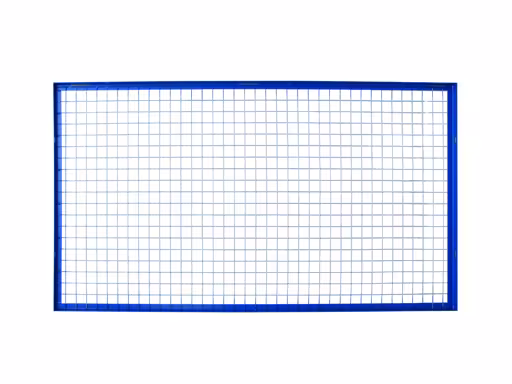 Figuur nr. 8 van het artikel palletstelling gaas achterwand voor S610-M18, 1500 x 950 mm (H x B), blauw/verzinkt, maaswijdte 50 x 50 mm uit de palletstelling productgroep van Schulte Lagertechnik