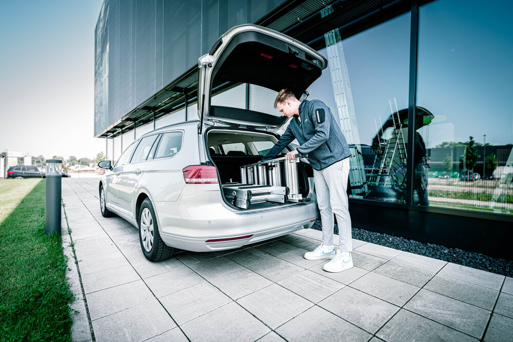 Munk trappenset, dubbelzijdig toegankelijk, insteekbaar incl. insteekgedeelte