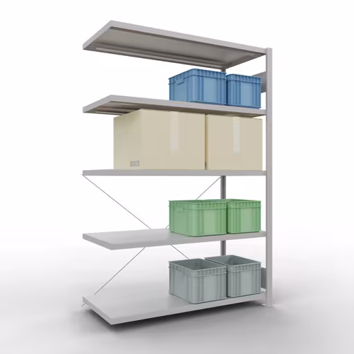 Afbeelding nr. 14 van het artikel steeksysteem opzetplank 2000x1300x600 mm, type 250 kg, lichtgrijs uit de steeksysteem productgroep van Schulte Lagertechnik