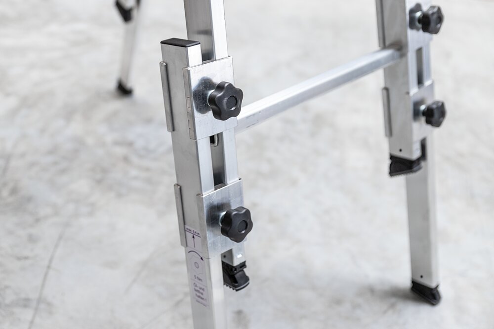 Produktbild Detailansicht 3813539 Munk trapladder met sporten voor gebruik op trappen 2x5 sporten