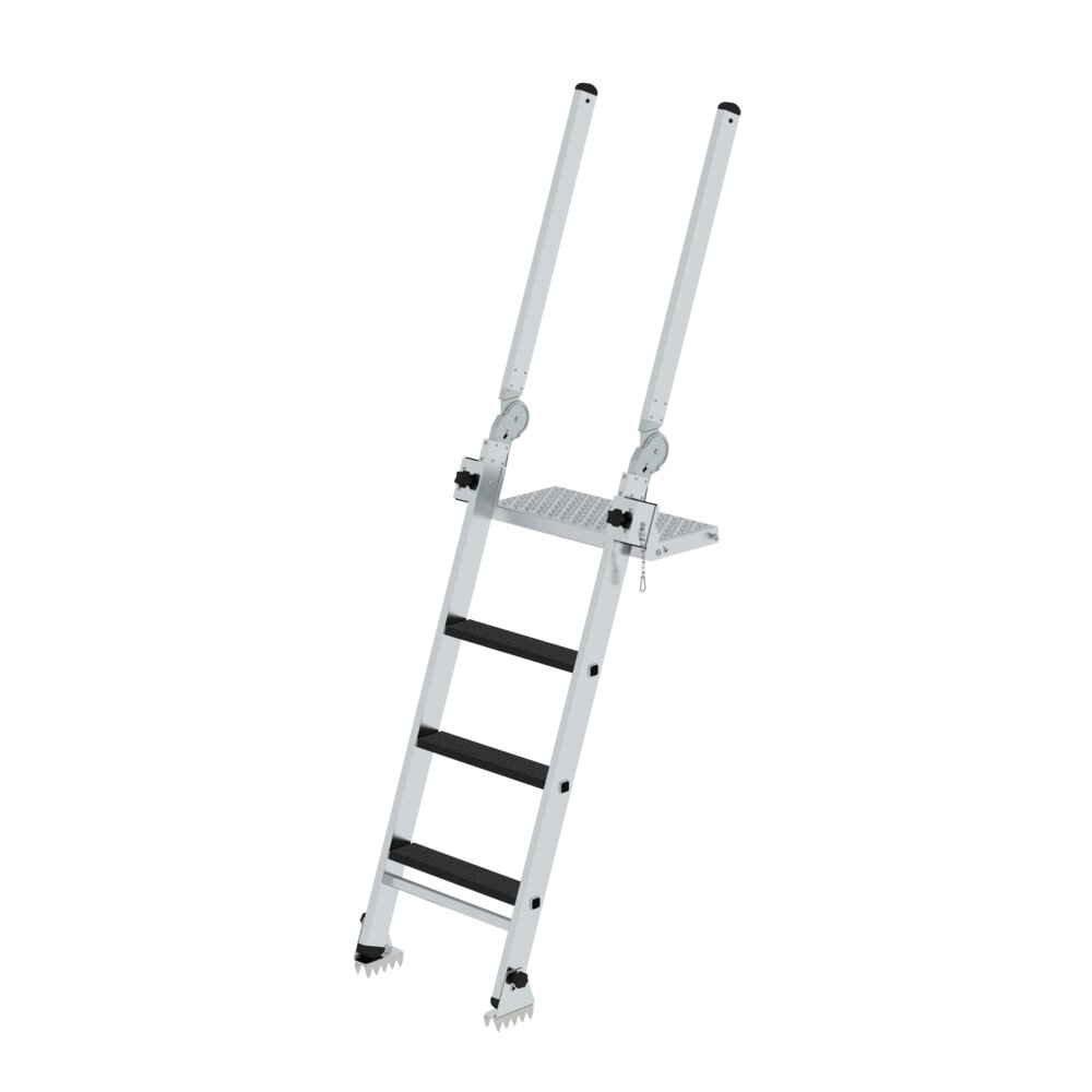 Munk graafladder met inklapbare uitstaptreden, 4 treden, uit de categorie Speciale ladders, Beroepsspecifieke producten, artikelnummer 012049