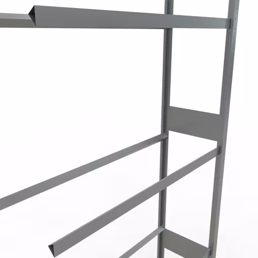 Afbeelding nr. 10 van het artikel aanbouwrek, wielen-/bandenrek, 3500 x 1200 x 400 mm, verzinkt, 5 opslagniveaus met 150 kg vakbelasting per niveau uit de productgroep stellingrekken van Schulte Lagertechnik