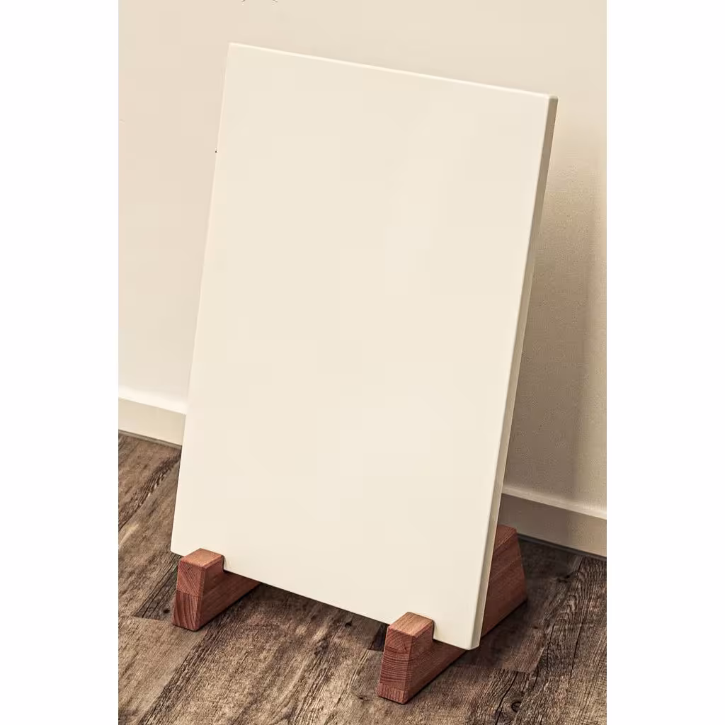 Houten standaard voor Infrawarm infraroodstralers van Infrawarm Houten standaard voor Infrawarm infraroodradiatorvoeten, infraroodverwarming, art.nr. 21000