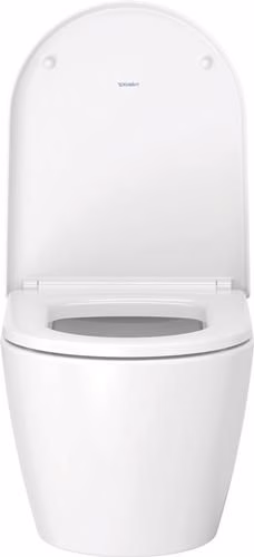 Detailbild 4042989 Duravit ME by Starck wandcloset, randloos, Durafix inbouwspoel, wit, inclusief closetzitting met soft-close mechanisme