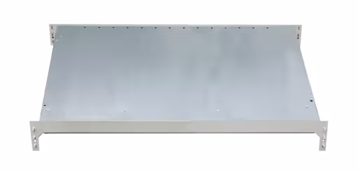 Extra niveau voor schuine vloerstellingen MULTIplus150, 1000 x 600, verzinkt/RAL 7035 lichtgrijs van Schulte Lagertechnik Extra niveau voor schuinevloerstelling MULTIplus150, 1000 x 600, verzinkt/RAL 7035 lichtgrijs, kanban-legborden, art.nr. 13699