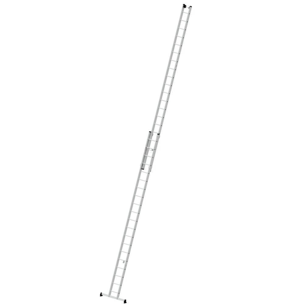 Munk 2-delige touwladder met nivello® traverse, 2x20 sporten, van Günzburger Steigtechnik Munk 2-delige touwladder met Nivello® dwarsbalk uit de categorie uitschuifladders, touwladders met artikelnummer 021320