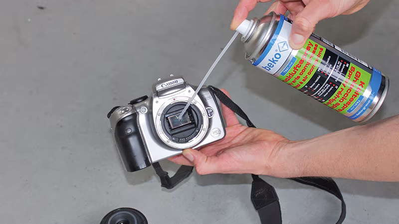 TecLine perslucht/koudespray 400 ml Person, Zubehör, Riemen, Finger, Digitale Kamera