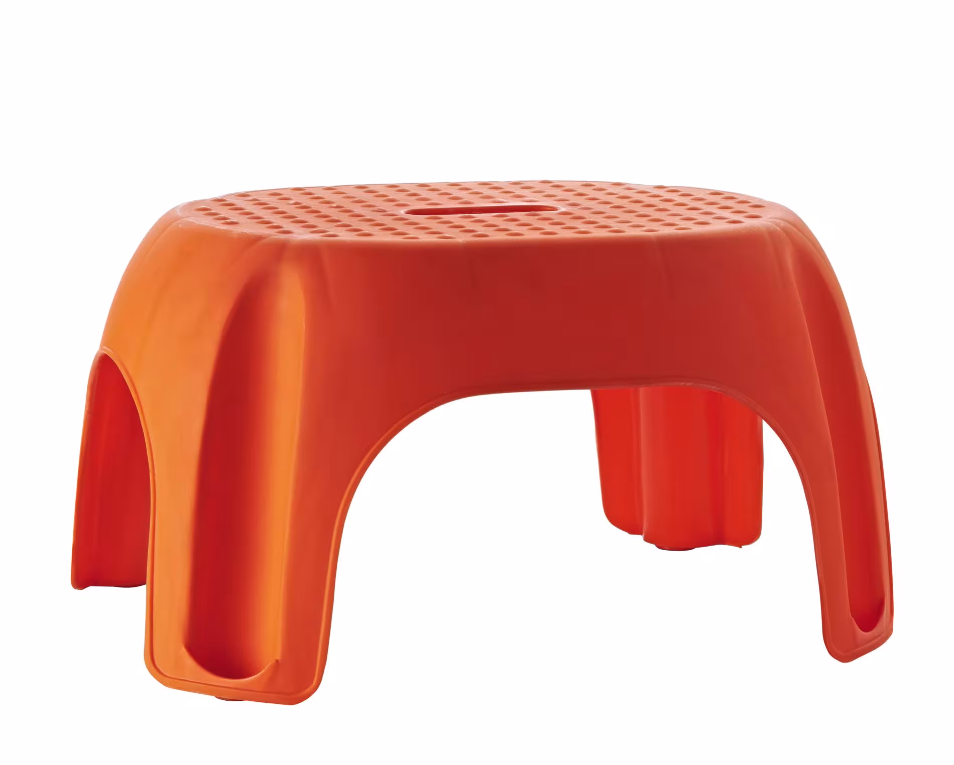 Een andere blik op het artikel Badkamerkruk Fun, oranje, PP uit de categorie Badkamerinrichting & Sanitair