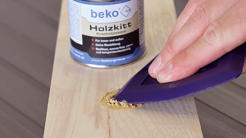 Houtplamuur, gekneed houtmengsel 110 g, licht beuken Person, Holz