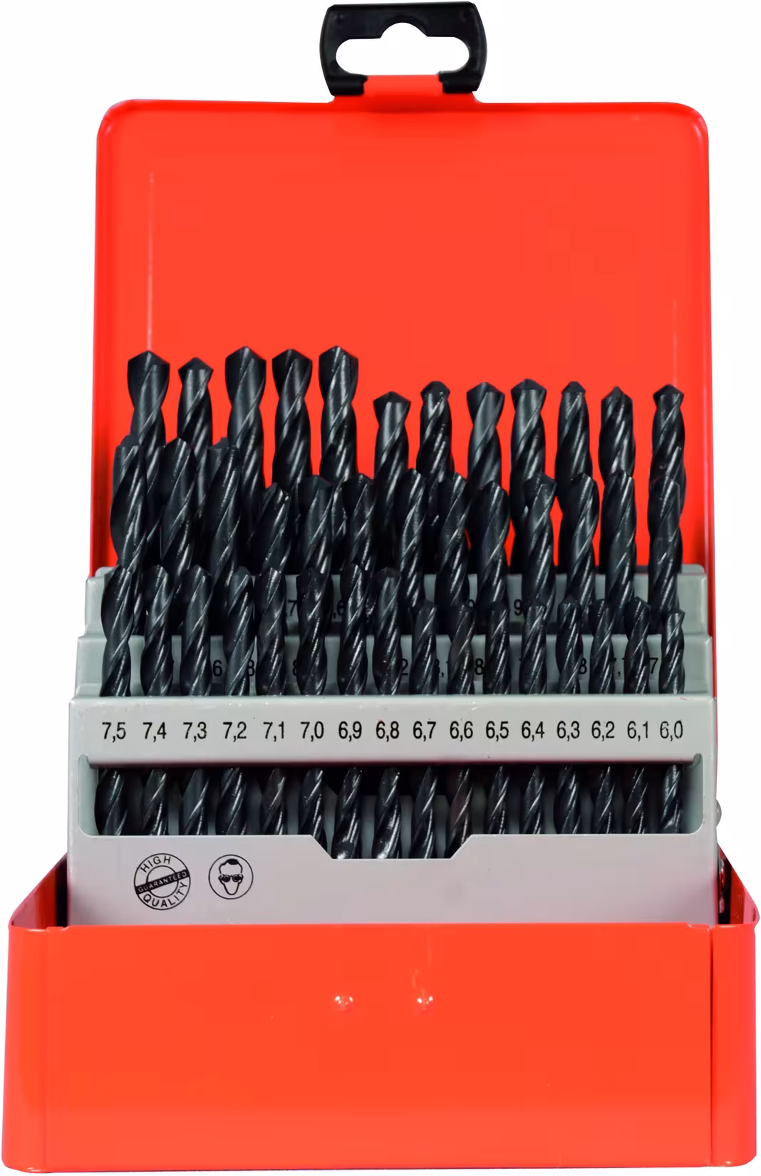 Boorcassette HSS-R 41 stuks 6-10/0,1 mm ECO, boor, art.nr. 60335
