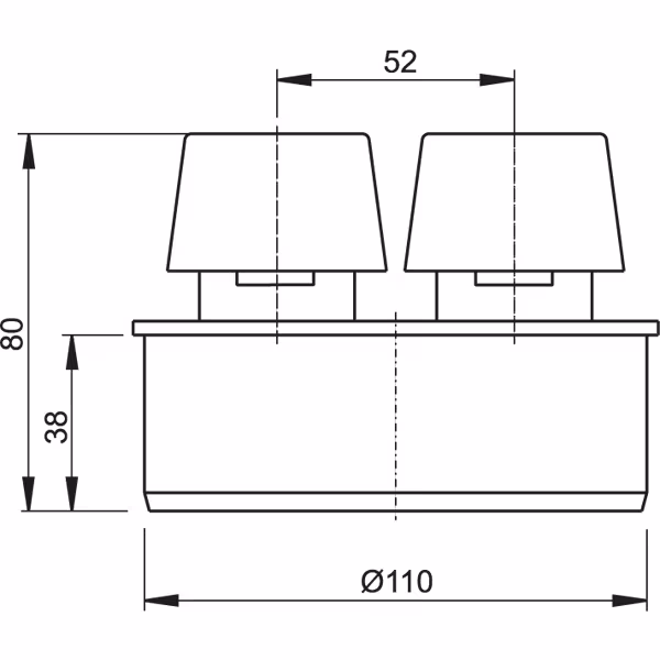 AlcaPlast APH afvalwaterleidingbeluchter van het merk AlcaPlast uit de categorie sifons/aftapkranen/slangen