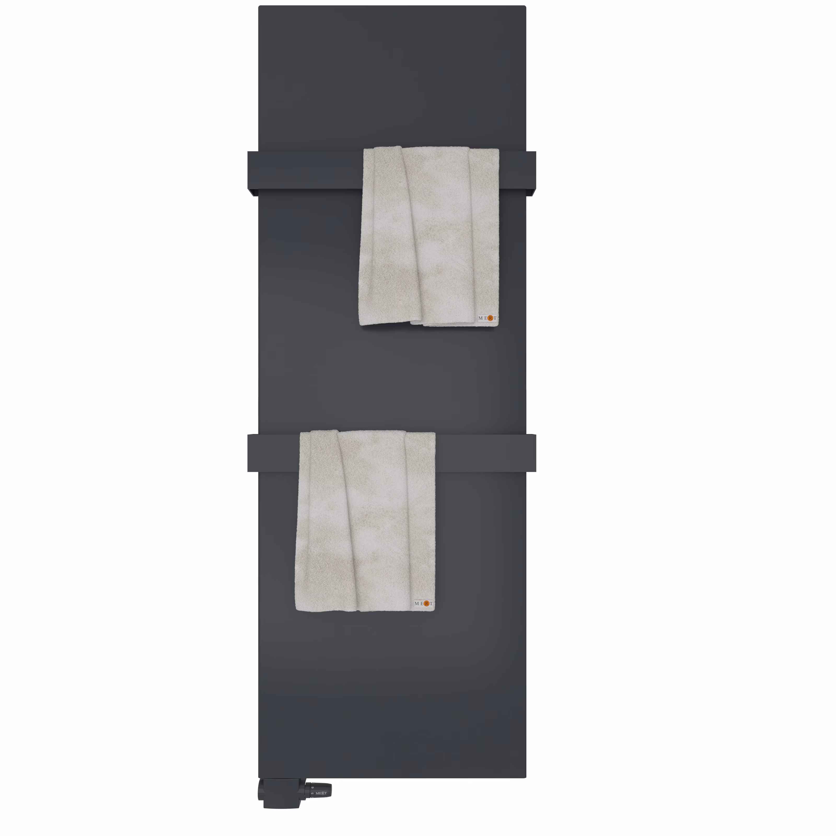 MERT Design Afdekking - Afdekking voor oude badkamerradiatoren van 400x1200 mm, antraciet
