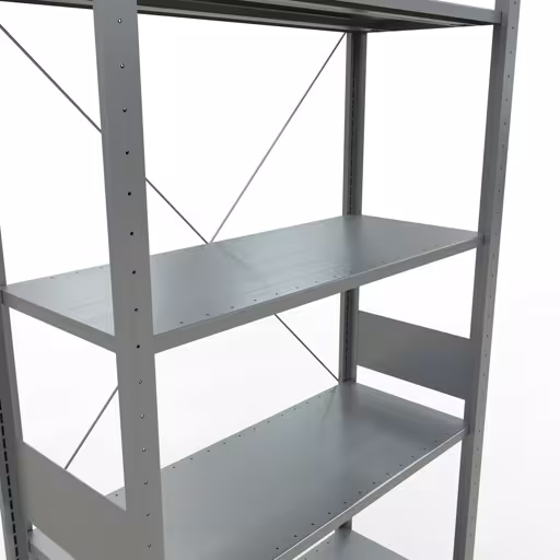 Afbeelding nr. 11 van het artikel basisrek, legbord, insteeksysteem MULTIplus150, 3000 x 1000 x 400 mm, 7 legborden, verzinkt uit de productgroep insteeksysteem van het merk Schulte Lagertechnik