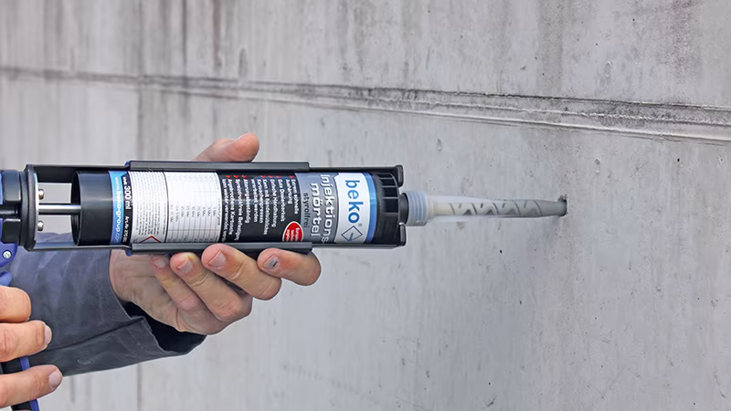 beko injectiemortel SET: 1 x IJM 280 ml styreenvrij, 2 x verplichte mixer Körperteil, Finger, Hand, Person