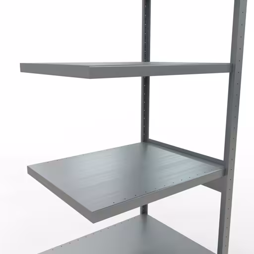 Afbeelding nr. 14 van het artikel aanbouwrekken, legbordstellingen, insteeksysteem MULTIplus250, 2500 x 750 x 600 mm, 6 legborden, lengtestangen, verzinkt uit de insteeksysteem productgroep van Schulte Lagertechnik