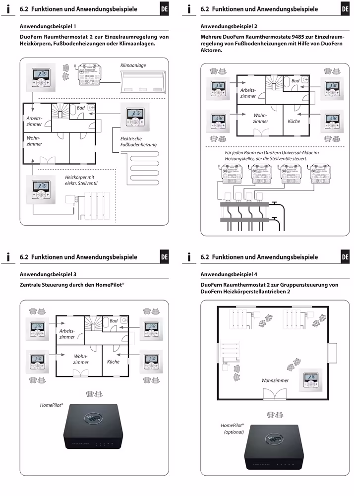 Afbeelding nr. 9 van het artikel draadloze kamerthermostaat DuoFern 9485-1 uit de radiatorenproductgroep van het merk Rademacher