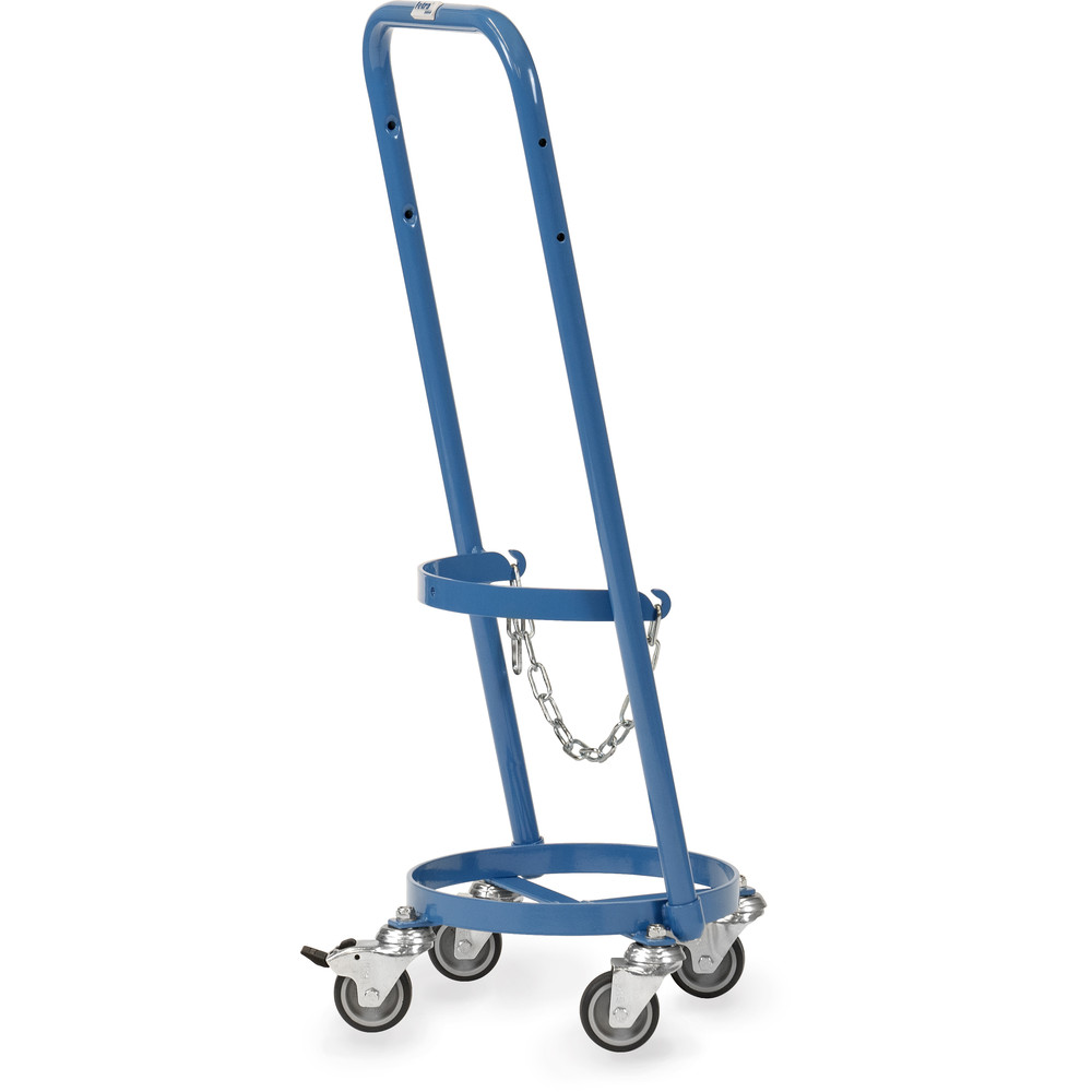 Stalen flessenwagen 51300T met 4 zwenkwielen uit de categorie trolleys met artikelnummer 51300T