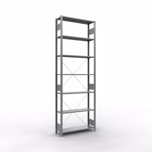 Figuur nr. 14 van het artikel basisrek, legplank-insteeksysteem MULTIplus150, 3000 x 1000 x 300 mm, 7 legborden, verzinkt uit de productgroep insteeksysteem van het merk Schulte Lagertechnik.