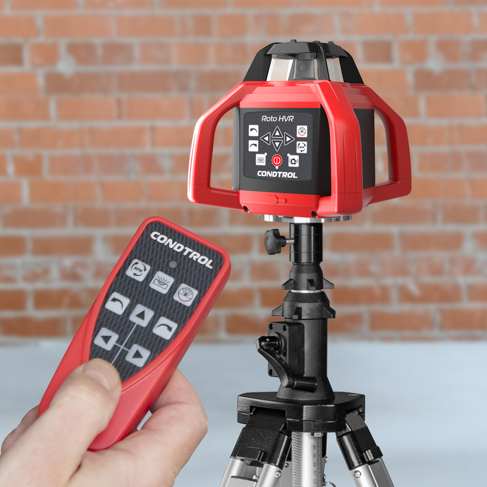 Ohne Text 847720 Horizontale en verticale rotatielaser met RODE laserstraal Roto HVR