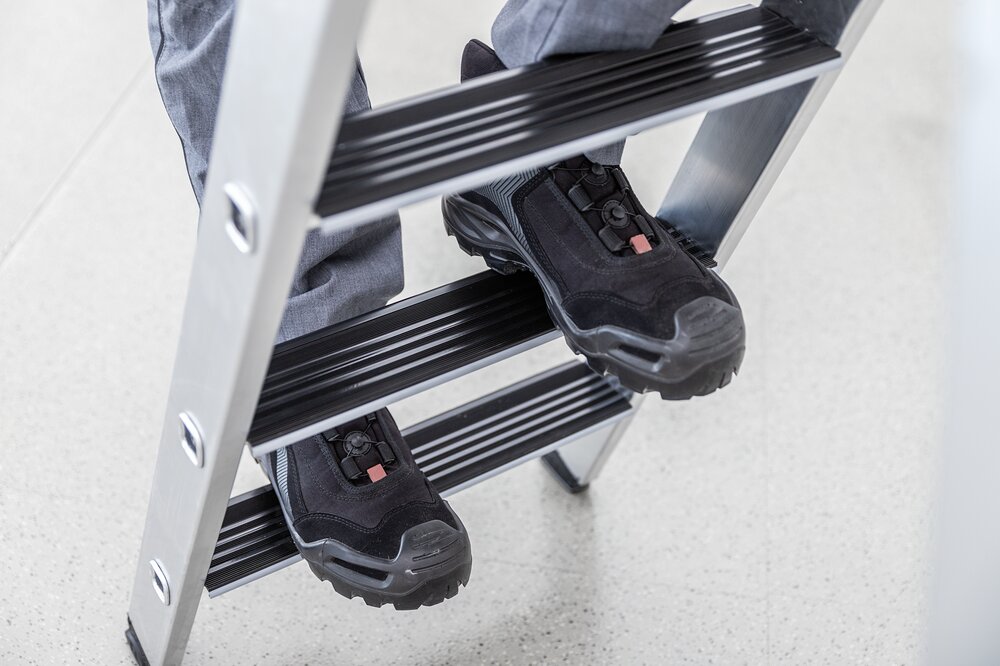 Milieubild 2178814 Munk retrofitset clip-step relax voor trapladder enkelzijdige toegang 4 treden