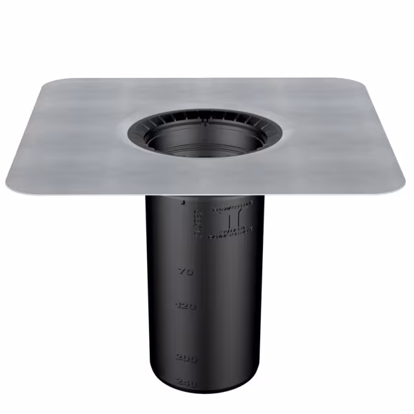 Flavent Pro verlengingselement voor tweedelige dakafvoer, dakdoorgangen geïsoleerd, art.nr. KF7302-20