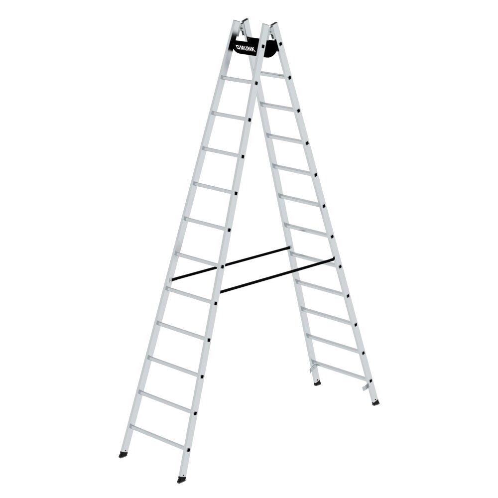 Munksporttrap 2x12 sporten van Günzburger Steigtechnik Munk sporttrap uit de categorie trapladders met artikelnummer 033024