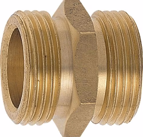 GEKA messing schroefdraadnippel, buitendraad 3/4 x 1 inch, van het merk Geka GEKA messing schroefnippel uit de categorie slangkoppelingen, -fittingen met artikelnummer 4000353543