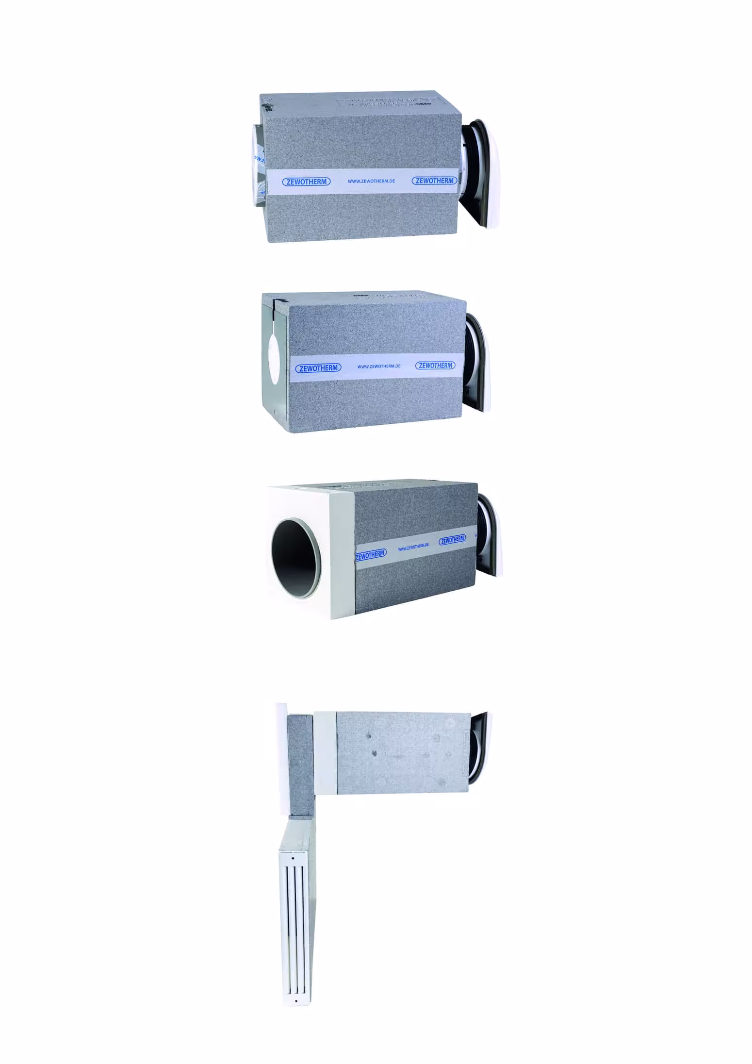 Zewotherm SmartFan voorbereidingsset geïsoleerd, Zewotherm WRG ventilator, art.nr. 14130009