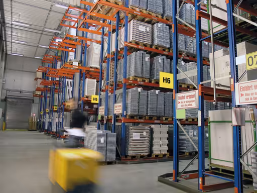 Legbordrijbord 500 x 500 mm, wit van Schulte Lagertechnik uit de categorie palletstellingen