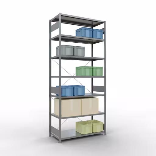 Insteeksysteem basisplank 3000x1300x600 mm, type 250 kg, verzinkt uit de categorie basisplanken met de GTIN 4004514217950 Insteeksysteem basisplank 3000x1300x600 mm, type 250 kg, verzinkt van Schulte Lagertechnik uit het assortiment insteeksysteem