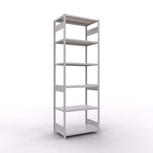Figuur nr. 15 van het artikel basisplank, legbord, insteeksysteem MULTIplus250, 3000 x 1000 x 600 mm, 7 legborden, lengtestangen, RAL 7035 lichtgrijs uit de productgroep insteeksysteem van Schulte Lagertechnik.