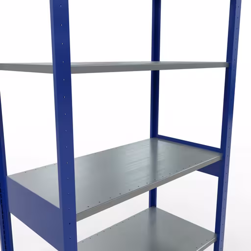 Figuur nr. 13 van het artikel basisrek, legplank-insteeksysteem MULTIplus85, 2500 x 1000 x 500 mm, 6 legborden, RAL 5010 gentiaanblauw uit de productgroep insteeksysteem van het merk Schulte Lagertechnik.