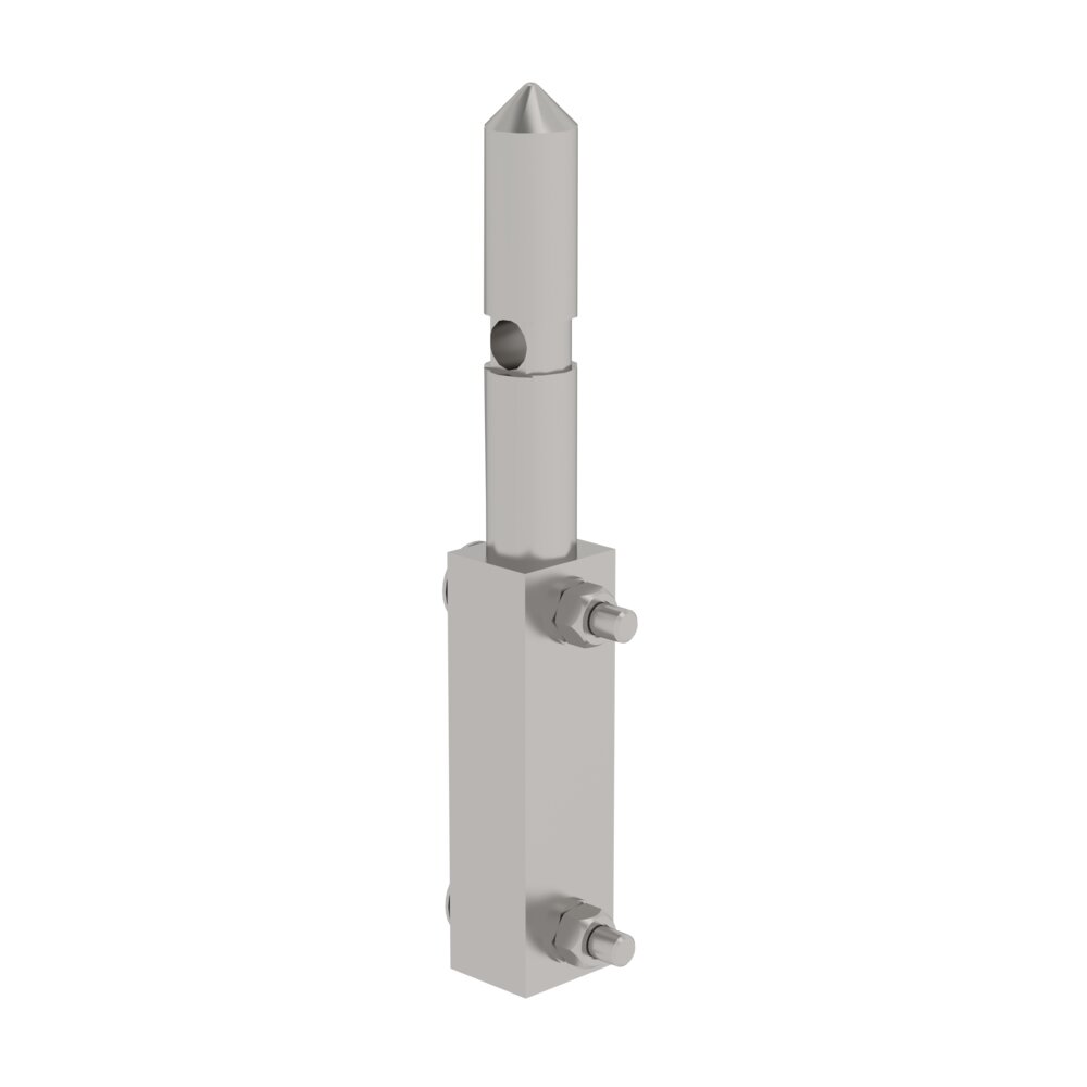 Munk railbevestigingsinrichting; geschikt voor roestvrij staal / verzinkt staal uit de categorie Accessoires en reserveonderdelen voor hoogwerkers met artikelnummer 077583