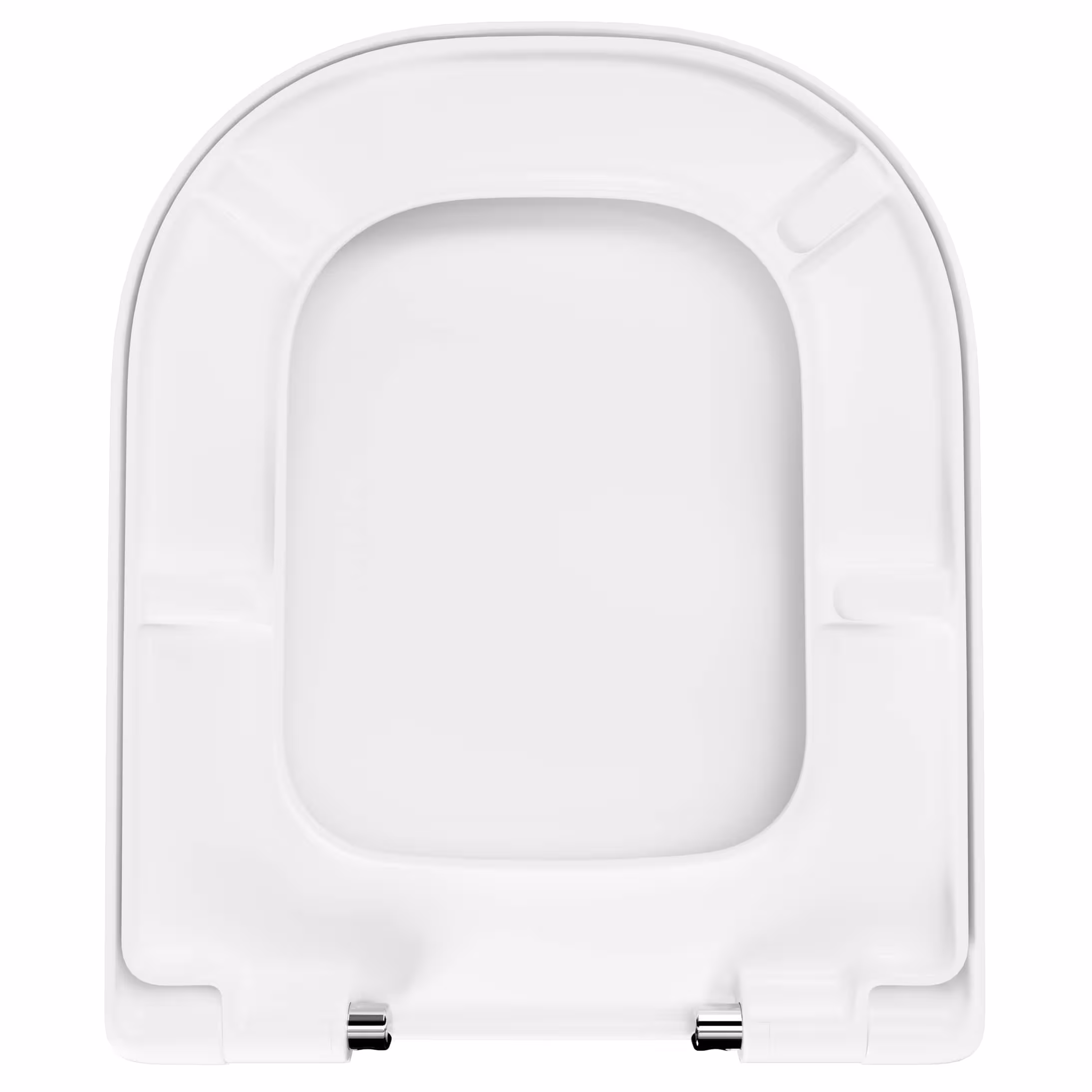 Extra afbeelding bij artikel toiletbril D900 D-vorm wit met softclose-mechanisme van toiletten/toiletten